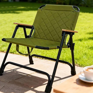 Sélection haut de gamme de chaises pliantes pour le camping en plein air, chaises pliantes rembourrées, chaises de pique-nique portables, chaises de loisirs pour la maison, avec coussin - Product Image 1