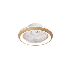 wood <b>Ceiling</b> Fans With Lights Remote Control <b>Modern</b> <b>LED</b> 3 Color Dimmable <b>Lighting</b> 6 Speeds All Copper Motor - Product Image 1