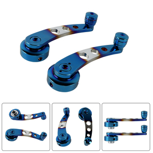 Set Gagang Pintu Mobil, Kenop Aluminium Multiwarna, Pengangkat Kaca untuk Interior Mobil - Product Image 5