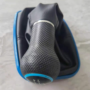 GOLF4 JETTA BORA98-04用DongJieBuleレザーカーギアシフトノブカバー - Product Image 6