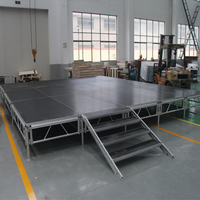 Structure de scène en treillis d'aluminium à double couche avec capacité de charge de 1000 kg pour toile de fond et plateforme d'église