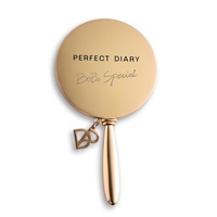 Miroir de poche cosmétique pour femme, personnalisé avec logo sur une face, nouveau design, durable, portable