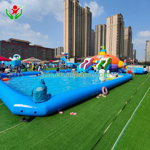 <span class=keywords><strong>Piscine</strong></span> gonflable sur mesure pour adultes et enfants, avec structure <span class=keywords><strong>m</strong></span>étallique, en PVC, pour usage intérieur et extérieur, fabriquée en PVC - Product Image 3
