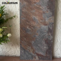 Panneau mural en pierre Mcm, revêtement mural en ardoise ultra-mince beige, feuille de placage en pierre souple Mcm, matériau de revêtement flexible en pierre souple