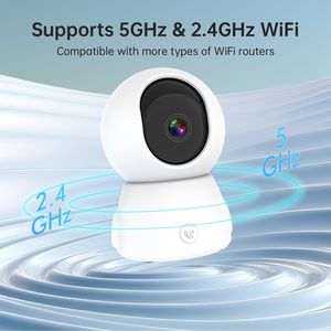 Cámara de Seguridad Doméstica <span class=keywords><strong>Tuya</strong></span> Transfronteriza con Botón de Llamada por Voz, Detección de Movimiento por IA, WiFi 5G y PTZ - Product Image 3