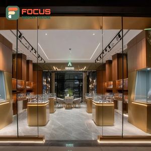 Vitrine de Comptoir Minimaliste pour Bijouterie, Présentoir en Métal pour Centre Commercial - Product Image 4