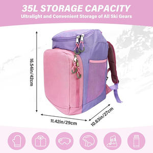 Skates Bag Speed Skating Backpack Skidding Rucksack <b>Roller</b> Skate Shoes Storage Bag - Product Image 4