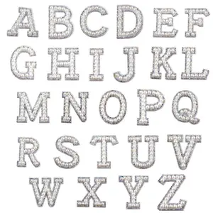 彩色字母玻璃钻字母ABC缝铁补丁