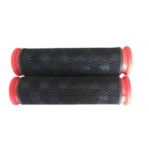 Poignées de guidon de vélo 22,2 mm noir et rouge pour VTT - Product Image 5
