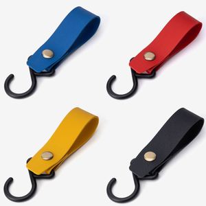 Camping Hook Tools Keychain Detachable PU Leather Hook Keyring - Product Image 3
