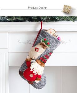 Christmas Decorative Snowman/candy Cane/ Santa Claus Red Luck <b>Socks</b> Cartoon Christmas <b>Socks</b> for Sale Present for Lovely Kids - Product Image 6