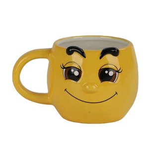 Nuove tazze di ape in ceramica personalizzate 3d Cartoon, simpatica tazza di ape gialla - Product Image 1
