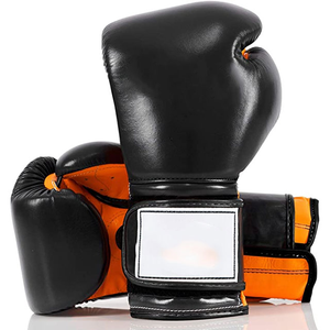 Gants de boxe MMA personnalisés en PU, tailles 12/16/20 oz, avec fermeture pour l'entraînement à domicile - Product Image 4