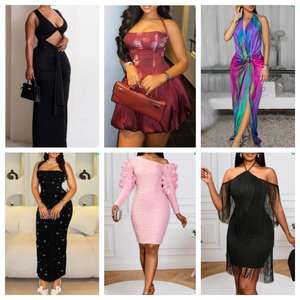 Liquidation de stock : Robes d'été décontractées et sexy pour femmes, vente en gros, mode 2026, vêtements d'occasion en vrac à prix réduits, envoi aléatoire - Product Image 2