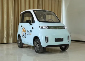 Mini voiture électrique à basse vitesse 4 roues 2 portes 4 sièges ABS A6 nouveau modèle moteur fort 4 places petite voiture électrique intelligente - Product Image 3