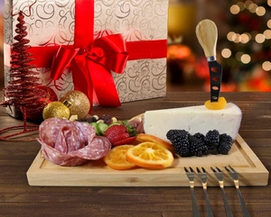 Набор из нержавеющей стали, тарелка для сыра, сервировочный поднос с набором ножей - Product Image 4