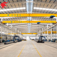 Crane Overhead Listrik Single Girder Gaya Eropa HD Terlaris 2 Ton 5 Ton 7 Ton 8 Ton 10 Ton 15 Ton 20 Ton untuk Dijual