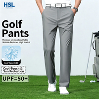 Pantalon de golf décontracté pour homme, résistant aux plis, respirant, anti-humidité, écologique, coupe droite, pour sports de plein air