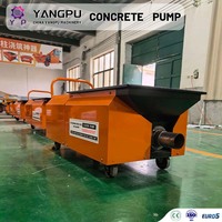 Pompe à béton à vis de petite taille en promotion pour colonnes, ciment et mortier à granulats fins – Matériel de construction et engins de bâtiment