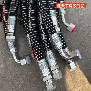 Conjunto de Mangueras Xintianyu 10x5, Trenzado con Alambre de Acero, Alta Presión, Goma EPDM, Hidráulico, Minería, Perforación Petrolera - Product Image 3