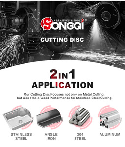 Songqi 50 Gói Cắt Bánh Xe 4 1/2 Inch Mỏng Kim Loại & Thép Không Gỉ Cắt Bánh Xe, Chuyên Nghiệp Nhanh Chóng Cắt Đĩa - Product Image 6