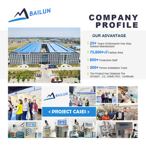 Bioréacteur à cuve agitée de 50 L pour la culture de cellules mammaéliennes avec contrôle PLC et système CIP/SIP - Product Image 6