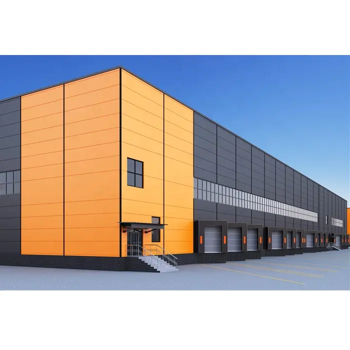 Chinese Factory Manufacturing Steel Prefabricated Workshop/Office Building/Storage Warehouse
