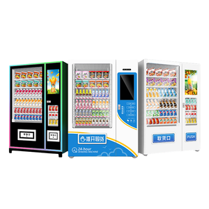 Venta al por mayor de fábrica, gran capacidad, 24 horas, combinación automática de aperitivos, bebidas y alimentos, máquina expendedora de uso comercial - Product Image 1