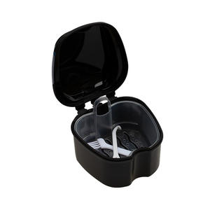 Estuche para Dentaduras Postizas en Forma de Manzana para Aparatos de Ortodoncia Dental, Retenedor y Retirador de Brackets, Estuche para Cepillo, Bolsa para Instrumentos, Estuche de Almacenamiento - Product Image 3