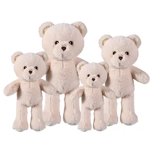 Wholesale Beige Teddy Bear Plush Toy Stuffed Animals Cute Bear Plush Toy Party Favors Kids Gifts