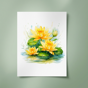 การ์ดกระดาษตัดลายดอกบัว 3 มิติ พร้อมลายแมลงปอ สำหรับตกแต่งบ้าน - Product Image 6
