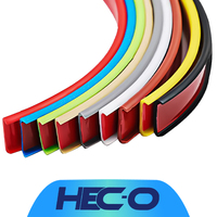 Bande de bordure en PVC autocollante en forme de U avec un design moderne pour une utilisation sur les portes, insonorisante et facile à installer