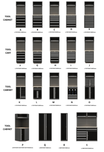 Armadio Industriale in Metallo per Utensili con Ripiani Regolabili e Porte Chiudibili <span class=keywords><strong>a</strong></span> Chiave, <span class=keywords><strong>Armadietto</strong></span> Portautensili di Grande Capacità per Fabbriche - Product Image 2