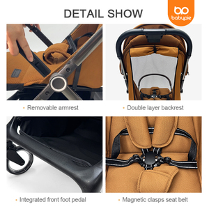 Venta al por mayor cochecito de bebé clásico Cochecito De Carriola Bebe 2 en 1 cochecito de bebé ligero asiento de coche de bebé y conjunto de cochecito - Product Image 3