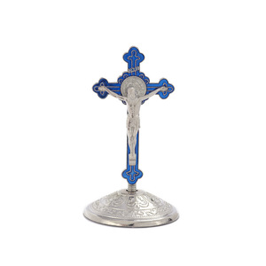 8 Couleurs, 9 cm, Croix orthodoxe d'église, Jésus-Christ sur un crucifix de table, Décoration de la maison, Cadeaux religieux, Souvenirs, Fournitures BDNS565 Jésus - Product Image 6