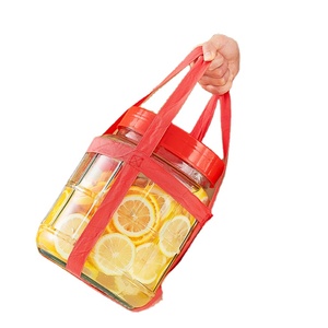 Wholesale 5L 8L 13L 15L18L Empty Wide Mouth Fermenter Homebrew Big Size Glass Jar Wine Glass Carboy With Plastic Cap - Product Image 1