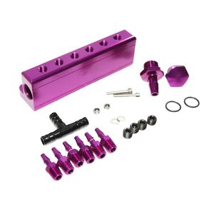 Collecteur d'aspirateur de véhicule d'accessoire de Modification universelle personnalisée CNC 5 axes avec 1/8 "NPT 6 ports - Product Image 6