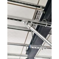 Connecteur Sismique d'Attache Structurelle en Fonte Ductile Robuste Certifié UL et CE pour Support de Tuyauterie Industrielle