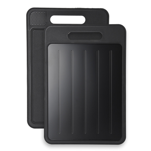 Tagliere Doppio Lato per Alimenti in Lega di Alluminio e Paglia di Grano PP con Pietra per Affilare, Scongelamento Rapido - Product Image 3