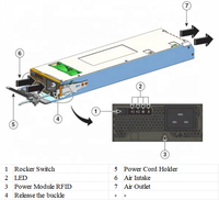 Nouvelle alimentation redondante CA 2100W à échange à chaud pour Cisco Catalyst 9400 Series C9400-PWR-2100AC= – Module de commutation Cisco