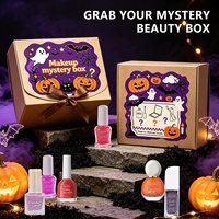 Coffret Mystère Beauté Halloween OEM – Vernis à Ongles et Maquillage – Idéal pour la Vente au Détail et la Promotion – Logo Personnalisé pour Cadeaux de Fêtes