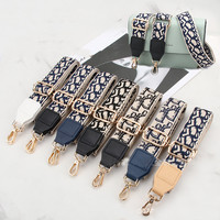 Sangle de remplacement large pour sac à main, style guitare, en toile multicolore, pour sacs à bandoulière – Grande Vente