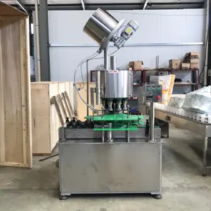 Bouteille de bière anneau de traction en métal une tête verrouillage petite bouteille en verre de haute qualité couronne automatique bouchage Machine/capsuleuse scellant