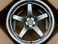 Jantes forgées Gunmetal Polish Lip Deep Dish 18 19 20 21 22 pouces 5x114.3 5x120 5x112 pour Charger, IS, Tesla, BMW, Porsche, Toyota