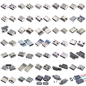 35 Modelos de Conector <span class=keywords><strong>USB</strong></span> Tipo C de 4, 6, 8, <span class=keywords><strong>12</strong></span> y 24 Pines, Conector Hembra <span class=keywords><strong>USB</strong></span> 3.1 Tipo C para Diseño de PCB, Puerto de Alimentación, Base de Conexión, Alta Corriente - Product Image 2