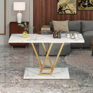 Mesa de Entrada con Estante de Almacenamiento para el Hogar, Estilo Moderno Minimalista de Lujo, Mesa para Recibidor - Product Image 4
