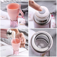 Flacon thermos sous vide en forme de couronne en acier inoxydable 304