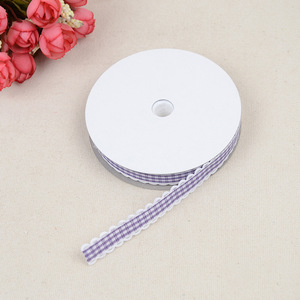 Grosir 1.5cm poliester renda desain buatan tangan pita cetak untuk pernikahan dekorasi Natal DIY renda Trim - Product Image 2