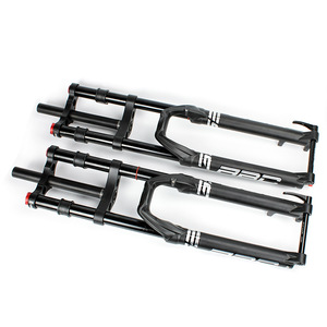 Fourche de vélo à double épaulement Double couronne 29 27.5 pouces VTT Amortisseurs avant Fourche à suspension pneumatique pour Super Dirt Bike - Product Image 3