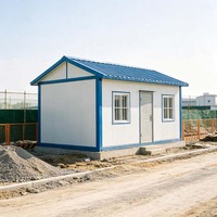Edificio Prefabricado Reutilizable Tipo K, Resistente al Viento y al Fuego, Panel Sándwich, Refugio de Emergencia, Campamento Temporal, Dormitorio